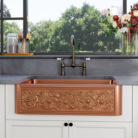 COPPER KITCHEN SINK